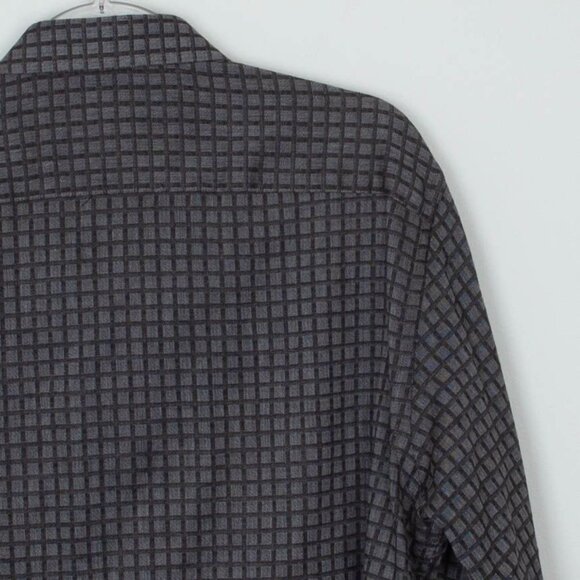 Untuckit Mens Arancano Button Down Shirt Size Large Cotton Long Sleeve Office - Picture 9 of 9